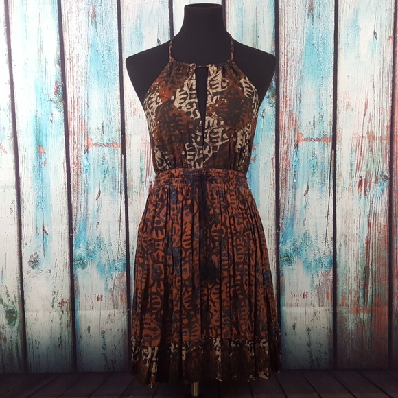 Free People Dresses & Skirts - Free People Mini Beach Day Halter Dress